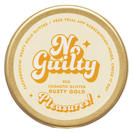 Ministry of Good Soap Facegroovin&#39; Eco Glitter, biopurpurina para decoración corporal y facial, Rusty Gold, 10 g