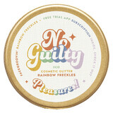 Ministry of Good Soap Facegroovin&#39; Eco Glitter, biopurpurina para decoración corporal y facial, Rainbow Freckles, 10 g