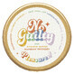 Ministry of Good Soap Facegroovin&amp;#39; Eco Glitter, biopurpurina para decoraci&#243;n corporal y facial, Rainbow Freckles, 10 g