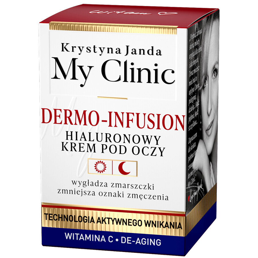 Janda My Clinic Dermo-Infusion, crema de ojos hialurónica, 15 ml