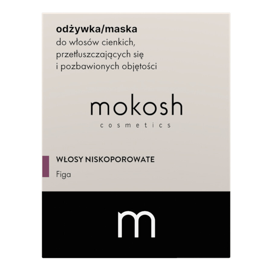 Mokosh, conditioner-masker voor dun, vet en volumineus haar, vijg, 180 ml