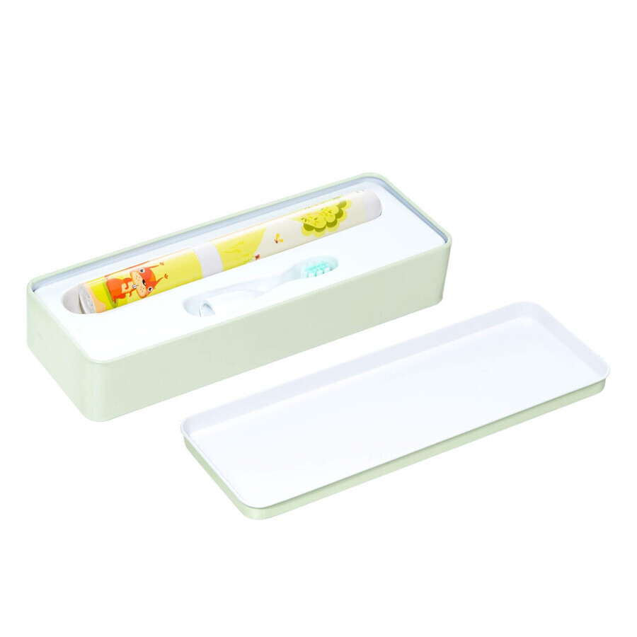 Vitammy Smile set, cepillo de dientes sónico para niños, ardilla + Dodo Memo Gooseberry, juego, 24 cartas