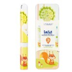 Vitammy Smile set, cepillo de dientes sónico para niños, ardilla + Dodo Memo Gooseberry, juego, 24 cartas