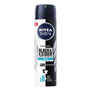Deodorant spray for men Black &amp; White Invisible Fresh, 150 ml, Nivea