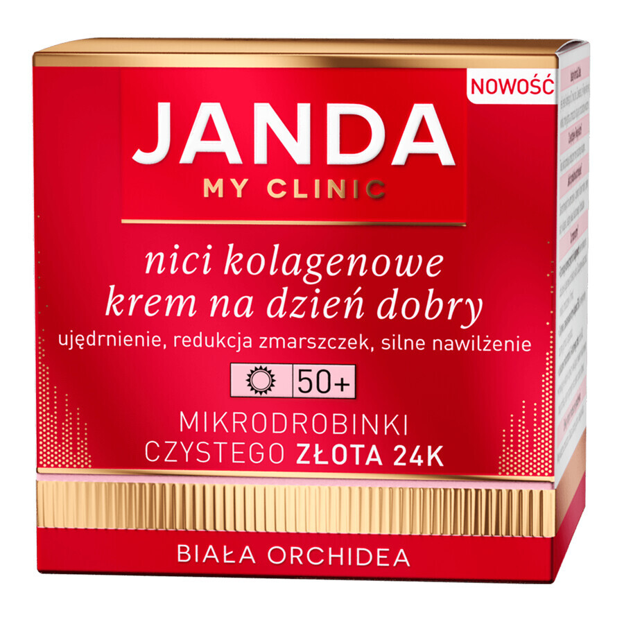 Janda My Clinic Hilos de Colágeno 50+, crema de buenos días, 50 ml