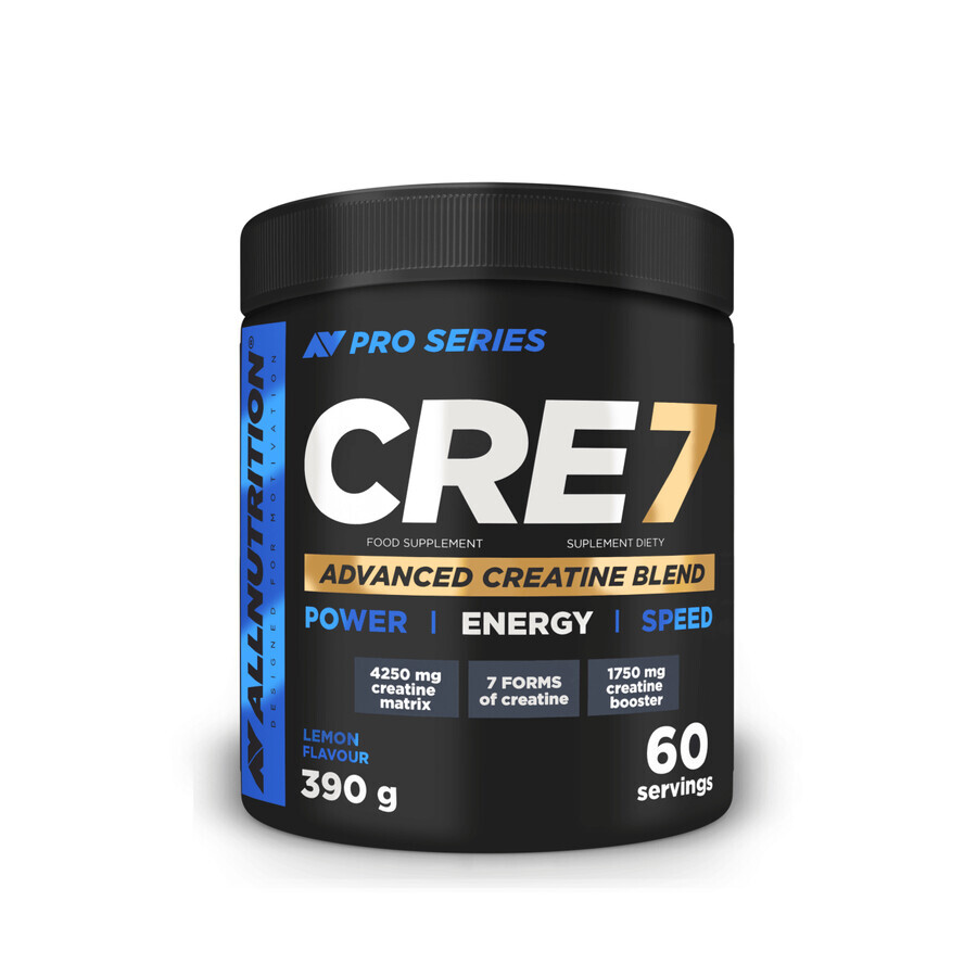 Allnutrition Pro Series CRE7, sabor limón, 390 g