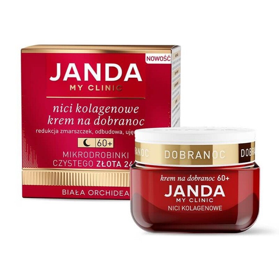 Janda My Clinic Hilos de Colágeno 60+, crema para antes de acostarse, 50 ml