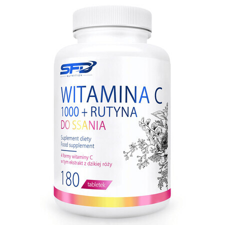 SFD Vitamina C 1000 + Rutina, 180 pastillas