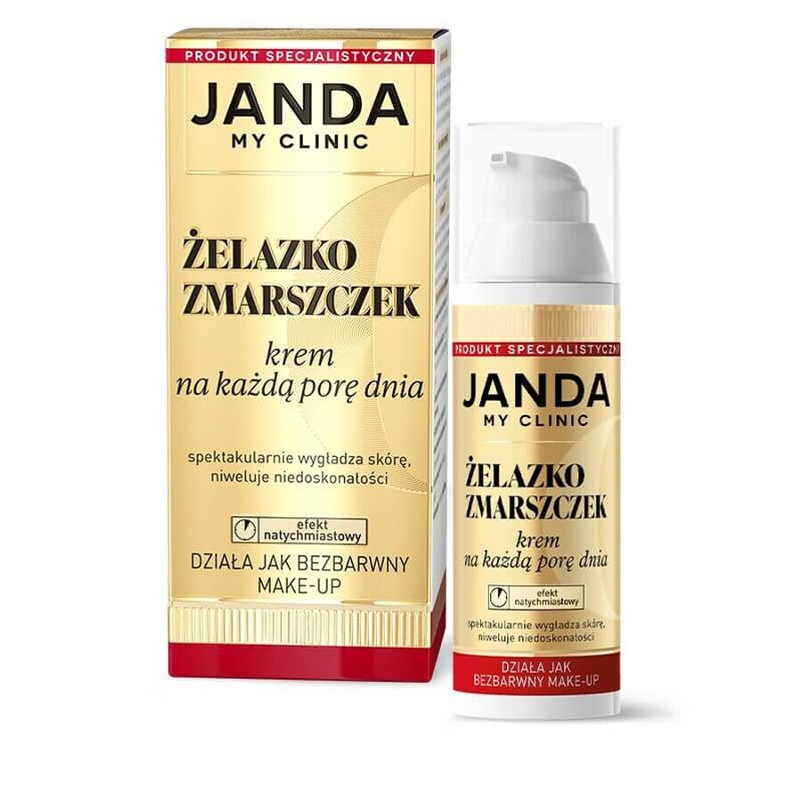 Janda My Clinic Plancha antiarrugas, crema para todo el día, 30 ml