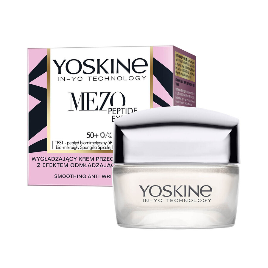 Yoskine Mezo Peptide Expert 50+, crema suavizante antiarrugas, 50 ml