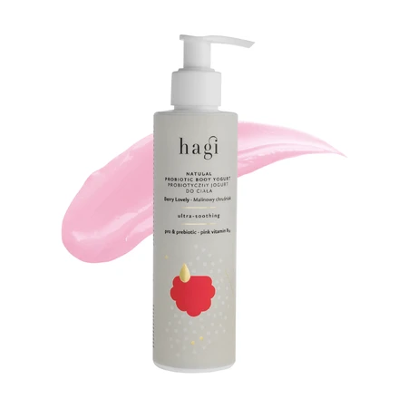 Hagi Raspberry Bough, yogur corporal probiótico, ultra calmante, 200 ml
