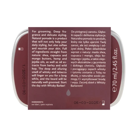 Hagi Whisky Barber, pomada do brody i wąsów, 70 ml: ceny i cechy