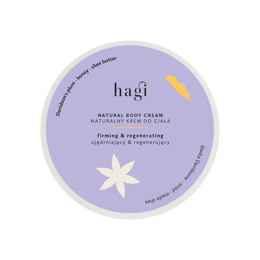 Hagi Na Plum, crema corpo naturale, rassodante, 200 ml