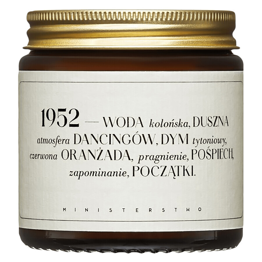 Ministry of Good Soap, lumânare parfumată 1952, 120 ml