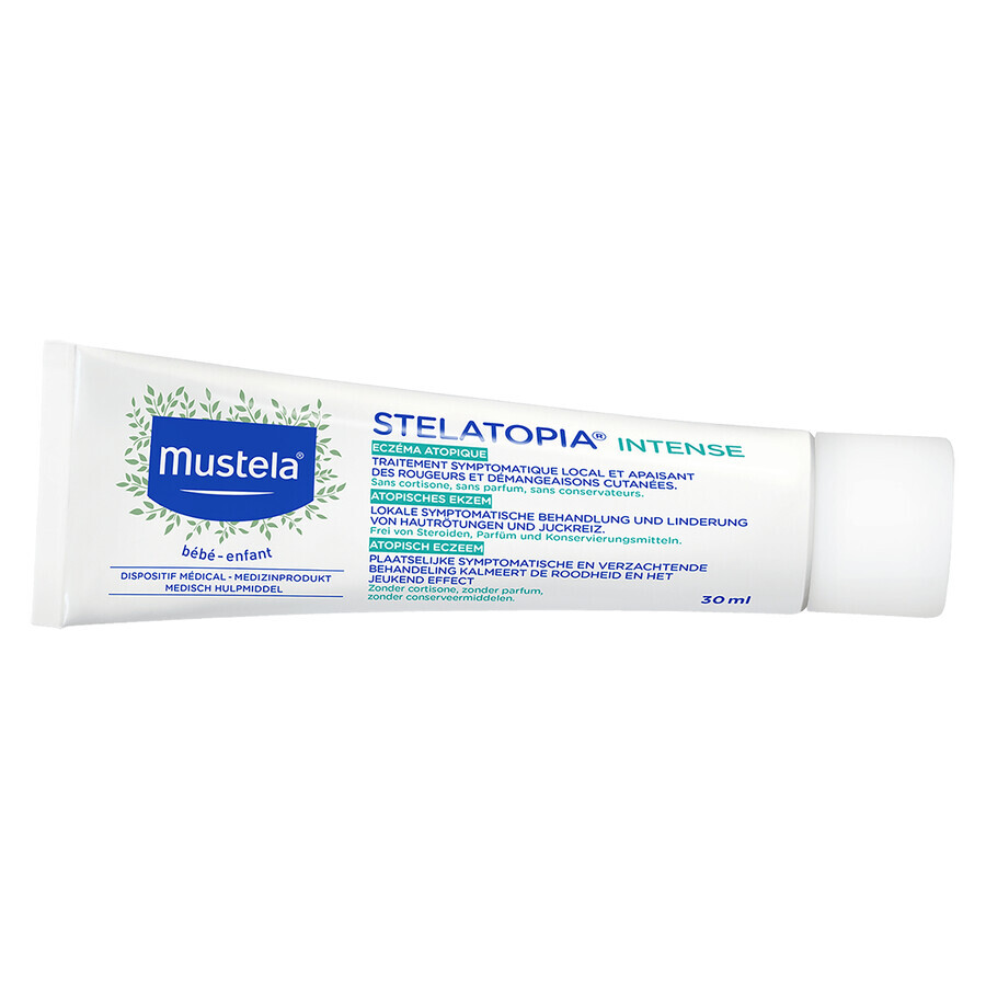 Mustela Stelatopia Intense, crema para eczemas y dermatitis atópica, a partir de 1 mes, 30 ml