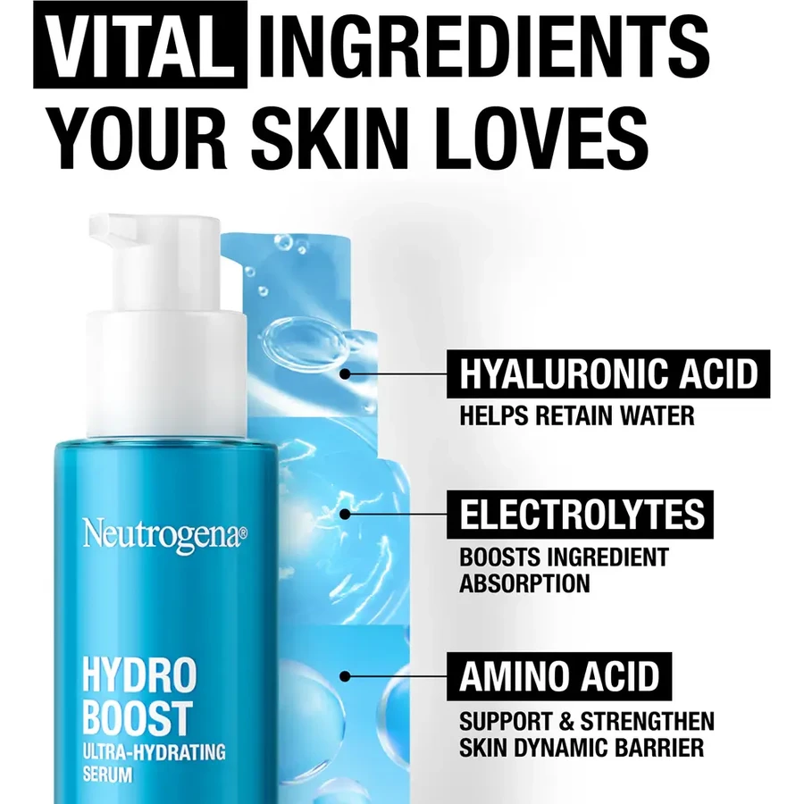Neutrogena Hydro Boost, booster hydratant pour le visage, 30 ml