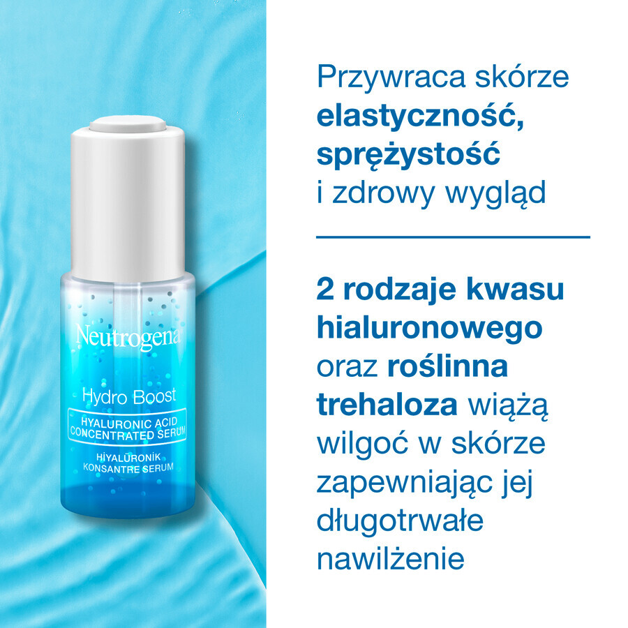 Neutrogena Hydro Boost, siero concentrato con acido ialuronico, 15 ml