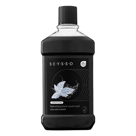 Seysso Carbon, enjuague bucal refrescante, Refreshing Black, 500 ml