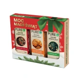 Pureo Set Il potere della magia del Natale, oli essenziali naturali, fragranza festiva, mandarino con chiodi di garofano, abete rosso, 3 x 10 ml