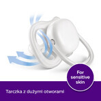 Avent Ultra Air, fopspeen, silicone, symmetrisch, jongen, SCF349/18, vanaf 18 maanden, 2 stuks