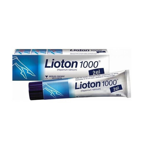 Lioton 1000 8,5 mg/ g, gel, 100 g