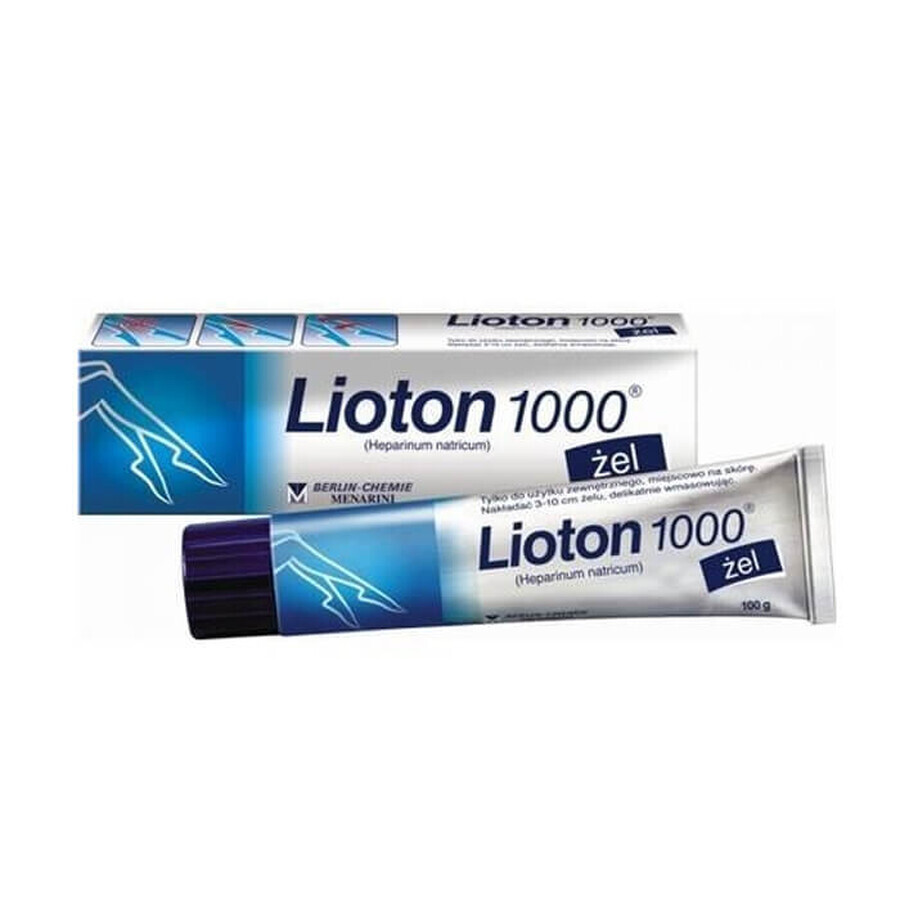 Lioton 1000 8,5 mg/ g, gel, 100 g