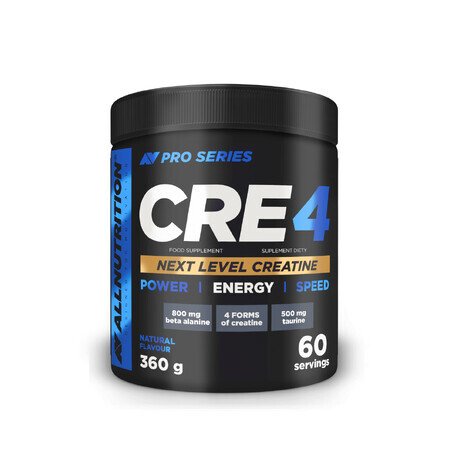 Allnutrition Pro Series CRE4, sabor natural, 360 g