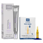 Set con MartiDerm Shots Retinol Renew de regalo, sérum facial, 20 ml + Platinum Night Renew, potenciador de noche, 2 ml x 5 ampollas