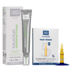 Set mit kostenlosen MartiDerm Shots Salicylic Imperfections, Gesichtsserum, 20 ml + Platinum Night Renew, Nacht-Booster, 2 ml x 5 Ampullen