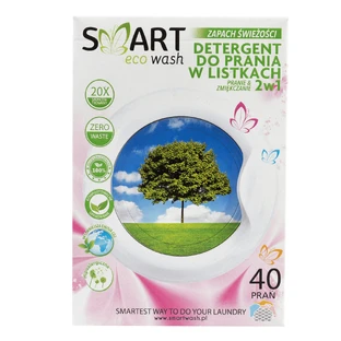 Smart Eco Wash, foi de spălare și înmuiere, prospețime, 40 buc