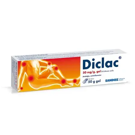 Diclac 50 mg/g Gel, 50 g, Sandoz