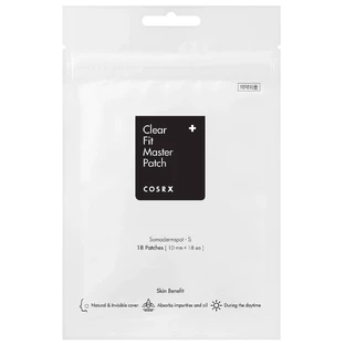 Cosrx Clear Fit Master Patch, patchs masquant les imperfections, 18 pièces