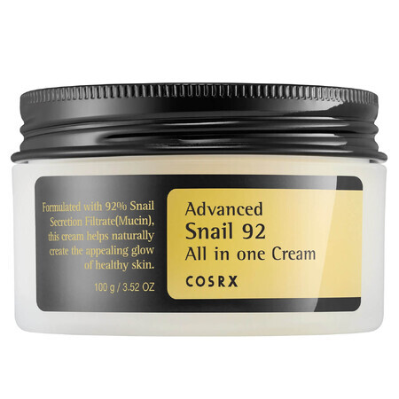 Cosrx Advanced Snail 92 All in One Cream, vielseitige Creme mit Schneckenschleim, 100 ml