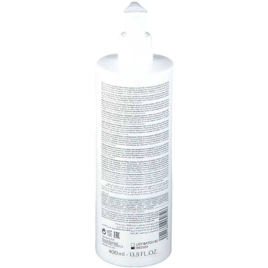 Bálsamo intensivo anti-recurrencia Topialyse, 400 ml, Svr