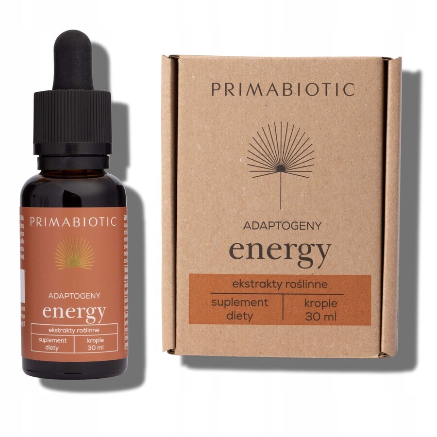 Primabiotic Adaptogens Energy, drops, 30 ml