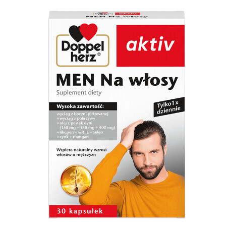 Doppelherz aktiv Men Na Hair, 30 cápsulas