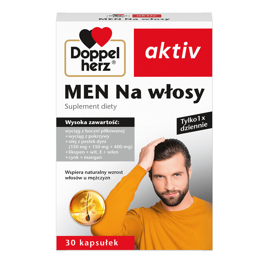 Doppelherz aktiv Men Na Hair, 30 cápsulas