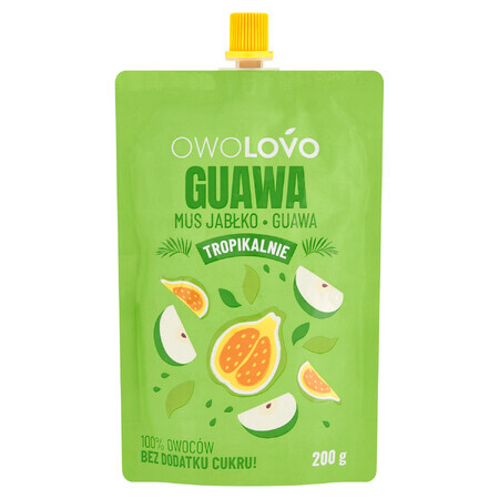 Owolovo Tropically Guava Apfel-Guaven-Mousse in der Tube, 200 g