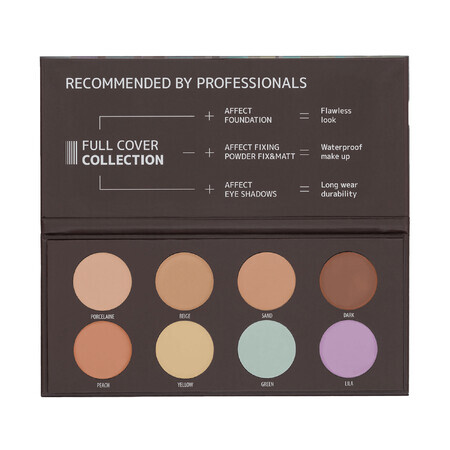 Affect Full Cover Collection 2 Camouflage Palette 8 x 3g