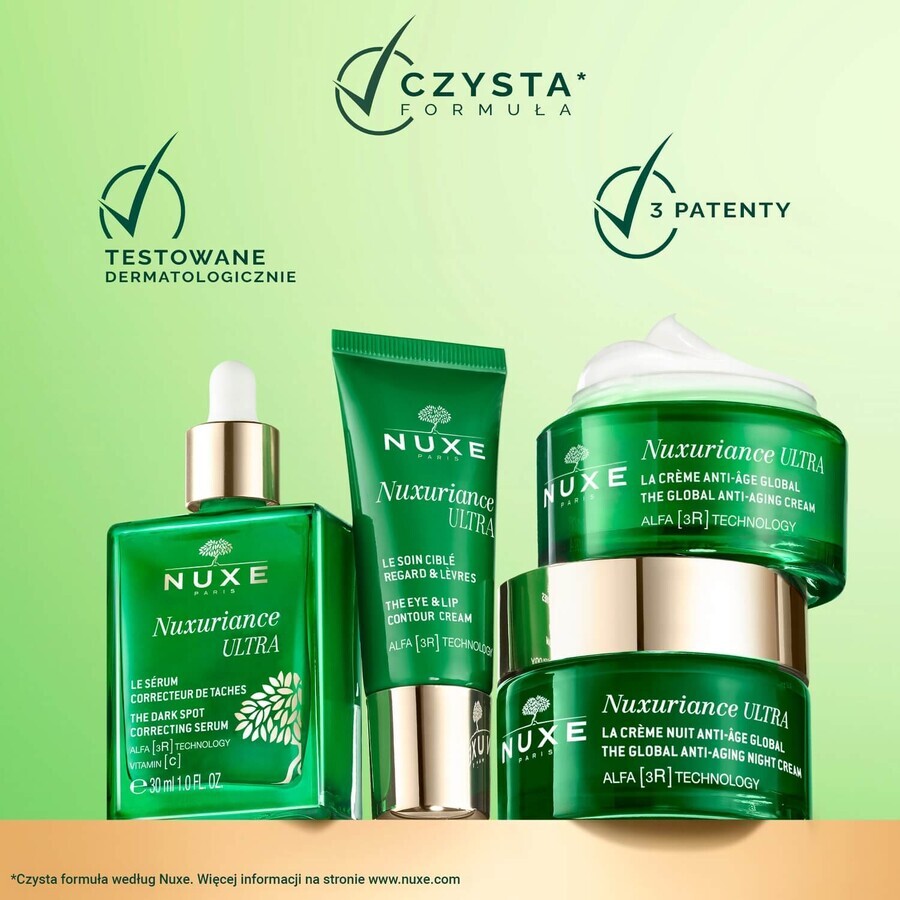 Nuxe Nuxuriance Ultra, crema antiedad para la zona de ojos y labios, 15 ml