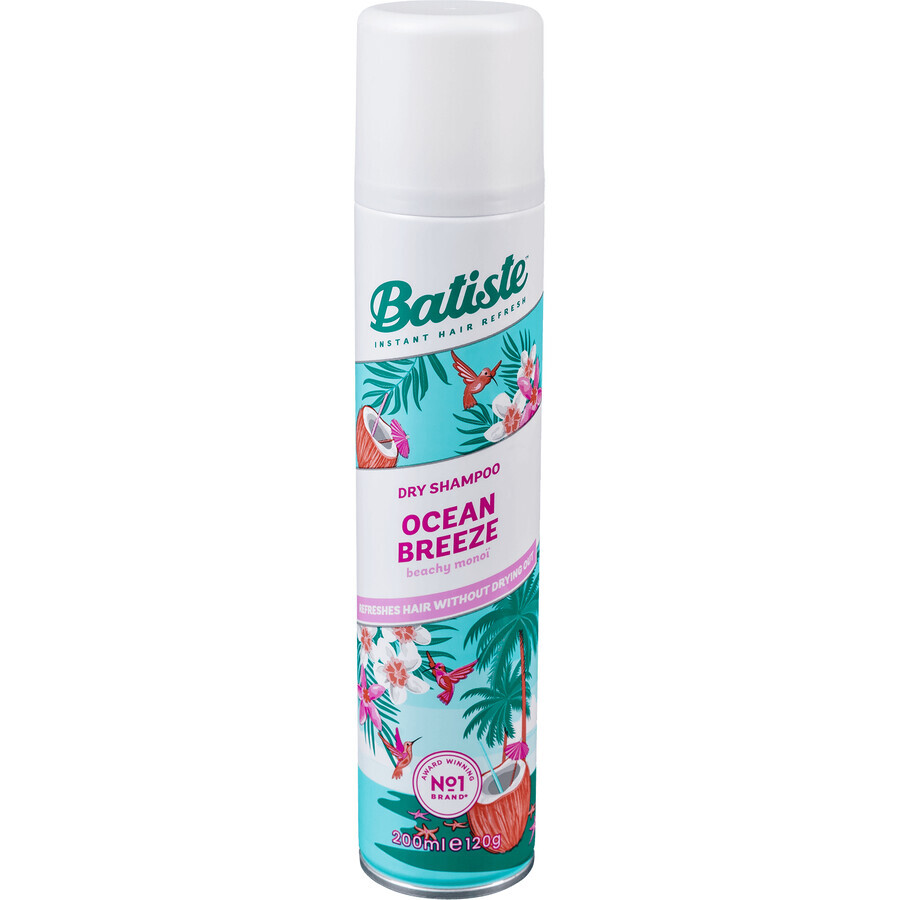 Batiste Ocean Breeze, champú seco, 200 ml