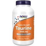 Now Foods Taurine, taurina 1000 mg, 250 cápsulas