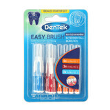 DenTek Easy Brush, cepillos interdentales, mezcla, 10 piezas