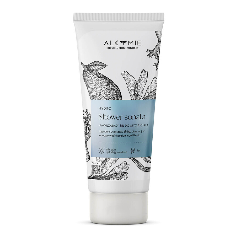 Alkmie Hydro Shower Sonata, gel de baño hidratante, 200 ml