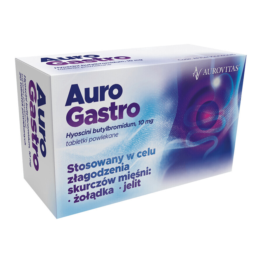 AuroGastro 10 mg, 10 comprimidos recubiertos con película