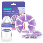 Set Lansinoh Therapearl, compresas mamarias de gel 3 en 1, 2 piezas + biberón NaturalWave con chupete, 160 ml gratis