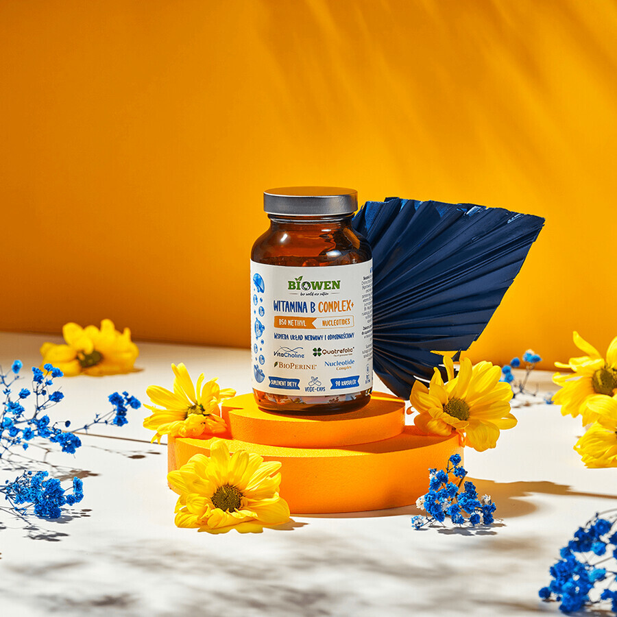 Biowen Vitamina B Complex+, 90 cápsulas