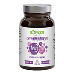 Biowen Citrato de Magnesio + Vitamina B6, 100 cápsulas