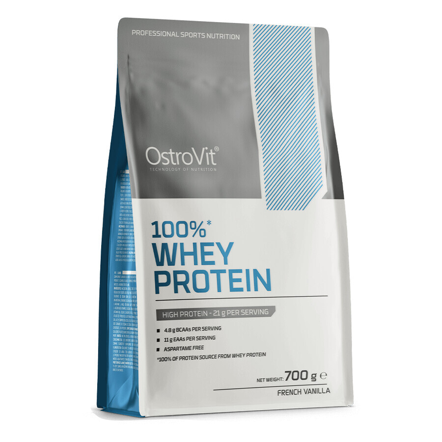 OstroVit 100% Whey Protein, sabor vainilla francesa, 700 g