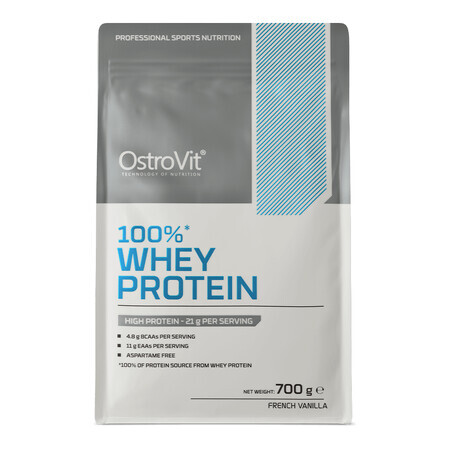 OstroVit 100% Whey Protein, sabor vainilla francesa, 700 g